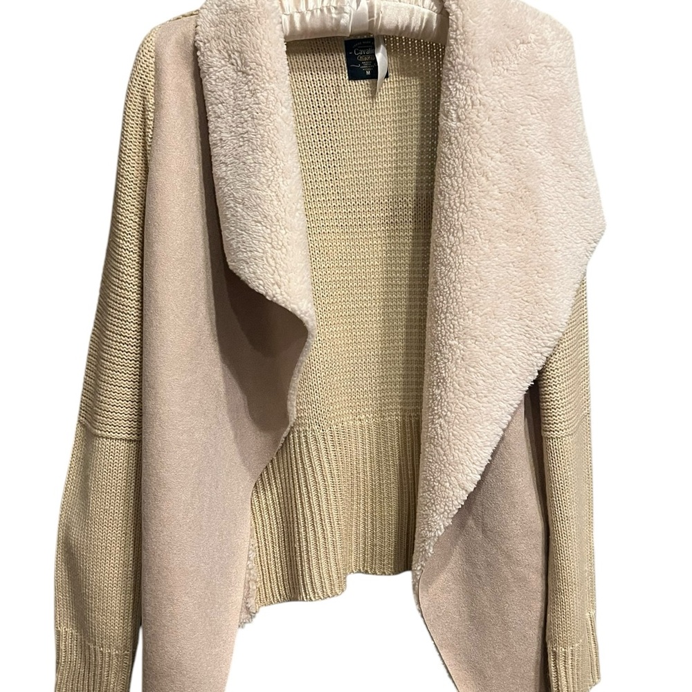 Cozy Beige and Cream cardigan Sweater